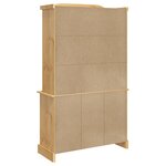 vidaXL Buffet Corona marron 112x43x196 cm bois massif pin mexicain