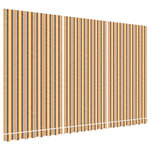 vidaXL Tissu de remplacement pour auvent rayures multicolores 5x3 m