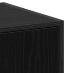 vidaXL Cabinet de Pharmacie Chêne noir 30 x 41 x 77.5 cm