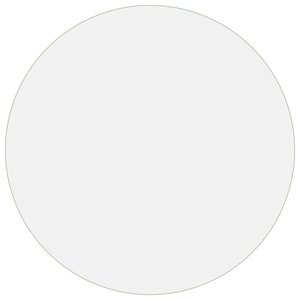vidaXL Protecteur de table transparent Ø 120 cm 1 6 mm PVC