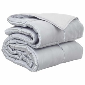 vidaXL Duvet complet toute l'année Argenté 240 x 260 cm