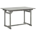 vidaXL Ensemble à manger de jardin 7 Pièces Bois d'acacia solide