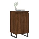 vidaXL Buffets 2 Pièces chêne marron 40x35x70 cm bois d'ingénierie