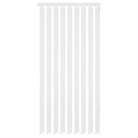 vidaXL Store vertical 150 x 250 cm Tissu Blanc