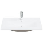 vidaXL Ensemble de meubles de bain 2Pièces céramique et bois d'ingénierie