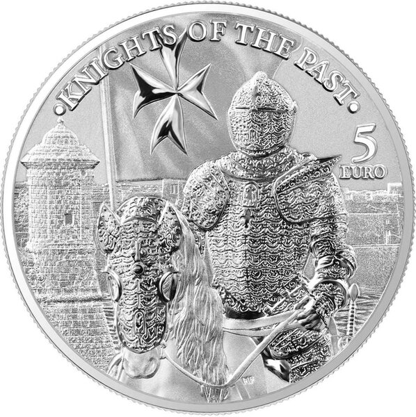 Pièce de monnaie en Argent 5 Euro g 31.1 (1 oz) Millésime 2023 KNIGHTS OF THE PAST