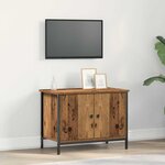 vidaXL Meuble TV Bois ancien 60 x 35 x 45 cm Bois d'ingénierie