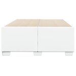 vidaXL Cadre de lit sans matelas blanc 120x200 cm similicuir