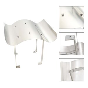 vidaXL Capot de cheminée Acier inoxydable 70 x 100 x 38 cm