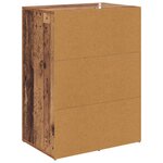 vidaXL Buffet Bois Ancien 59 x 39 x 80 cm Bois d'ingénierie