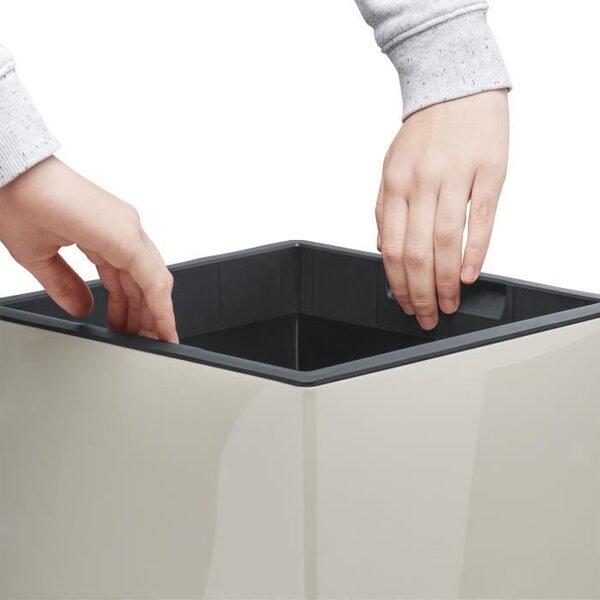 PoeTIC Bac Casa brillant Carré Plus 3058 - Gris soie