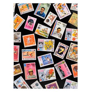 Album De Timbres Sport 16 Pages Noires - 22 5x30 5 Cm - Visuel - Exacompta
