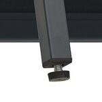 vidaXL Buffet Anthracite 70x35x70 cm Acier et verre