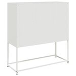 vidaXL Buffet blanc 100 5x39x107 cm acier