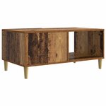 vidaXL Table basse Bois ancien 90 x 50 x 40 cm Bois d'ingénierie