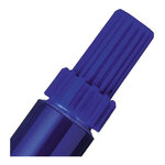 Marqueur Permanent N50 Corps Aluminium Pointe ogive 2 mm Bleu PENTEL