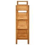 vidaXL Étagère à chaussures à 4 niveaux 100x27x80 cm Chêne massif