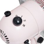 Bestron Ventilateur de bureau rétro DFT35R 35 cm 35 W Rose