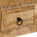 vidaXL Table basse 90x45x35 cm Bois de manguier massif