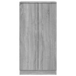 vidaXL Armoire à chaussures Sonoma gris 55x35x108 cm Bois d'ingénierie