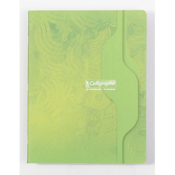 7000, Cahier piqué 17x22 96p Q.5x5 70g couleur aleatoire