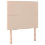 vidaXL Têtes de lit 2 Pièces Cappuccino 80x5x78/88 cm Similicuir