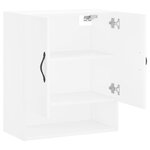 vidaXL Armoire murale blanc 60x31x70 cm bois d'ingénierie