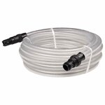 vidaXL Tuyau d'aspiration avec raccords en PVC transparent 1" 10 m PVC