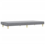 vidaXL Ensemble de canapés 2 Pièces gris clair tissu