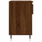 vidaXL Armoire à chaussures Chêne marron 70x36x60 cm Bois d'ingénierie