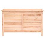 vidaXL Boîte à coussins d'extérieur 99x50x56 5 cm bois de sapin massif