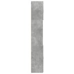 vidaXL Buffet haut gris béton 80x42 5x249 cm bois d'ingénierie
