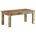 vidaXL Table basse 100x55x45 cm bois de récupération massif