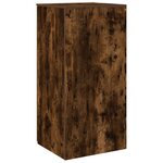 vidaXL Armoire de rangement chêne fumé 50x45x103 5cm bois d'ingénierie