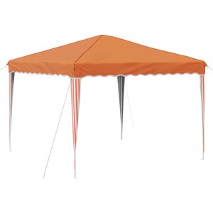 vidaXL Tente de fête pop-up 288 x 288 x 245 cm Orange Tissu Oxford