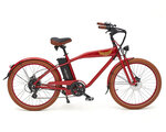 Vélo électrique W-class Premium rouge Vitesse 25km/h