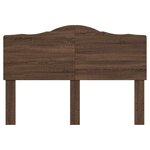 vidaXL Tête de lit Chêne brun 140 cm Bois d'ingénierie