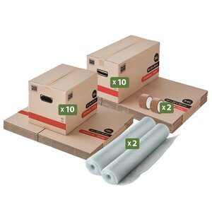 Pack and Move - Kit déménagement Premium T1/T2 + 2 adhésifs offerts
