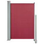 vidaXL Auvent latéral rétractable de patio 120x300 cm Rouge