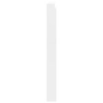 vidaXL Armoire chaussures miroir 5niveaux blanc brillant 63x17x169 5cm