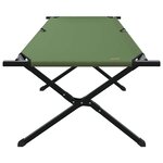 vidaXL Lit de camping pliant Amy jaune Tissu Oxford