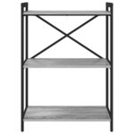 vidaXL Étagère Sonoma gris 60 x 30 x 85 cm Bois d'ingénierie