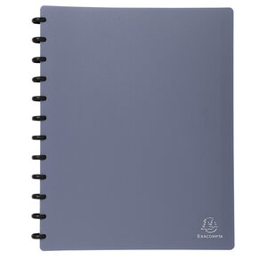 Protège-documents à anneaux et pochettes détachables 60 vues - a4 - x 4 - exacompta