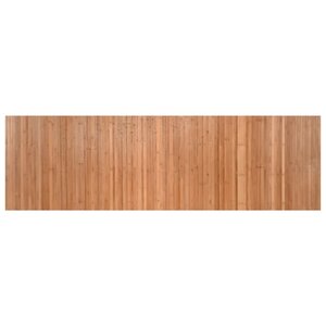 vidaXL Tapis rectangulaire naturel 60x200 cm bambou