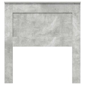vidaXL Tête de lit Gris béton 100 cm Bois d'ingénierie