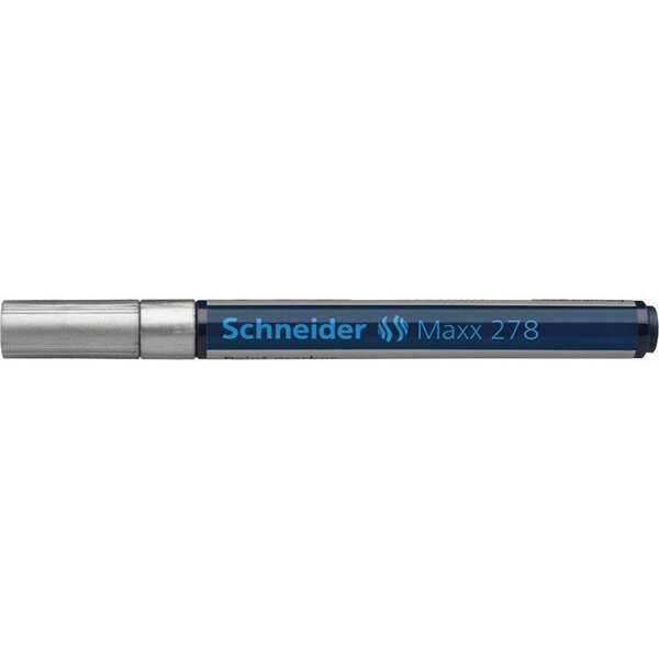 Marqueur peinture Maxx 278 Pte Fine 0,8 Argent SCHNEIDER
