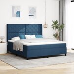 vidaXL Lit à sommier avec matelas taupe 80x200 cm en tissu Ensemble de 6