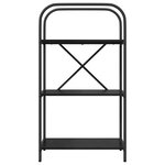 vidaXL Étagère Chêne noir 60 x 30 x 109 cm Bois d'ingénierie