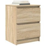vidaXL Meuble TV chêne sonoma 40x35x54 cm bois d'ingénierie