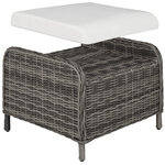Tectake Salon de jardin BENISSA - gris